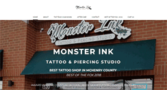 Desktop Screenshot of monsterinktattoostudio.com